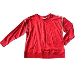 Brick/Coral soft long sleeve with arm detail